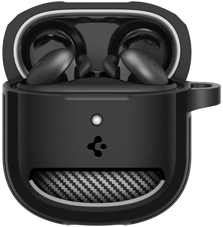 Spigen Tvirtas šarvas, matinės juodos spalvos – „Google Pixel Buds 2a“