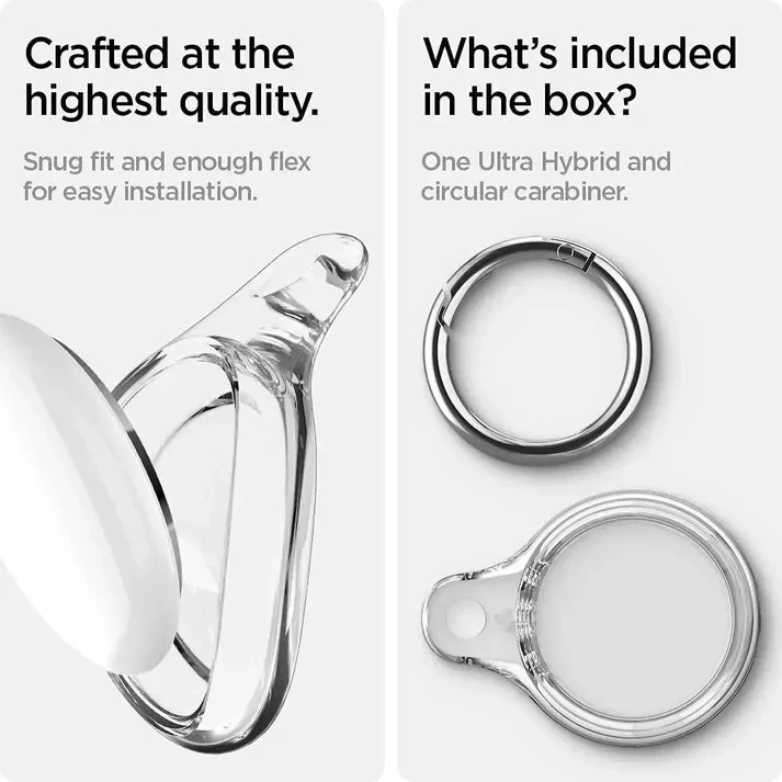 Spigen Ultra Hybrid AirTag dėklas - pakabukas