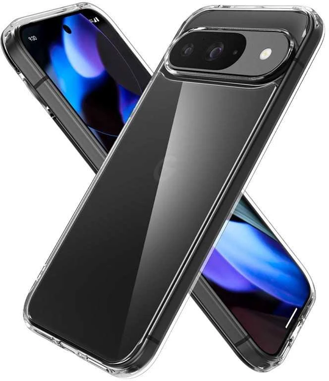 Google Pixel 9 / 9 Pro Spigen Ultra Hybrid Crystal Clear dėklas telefonui skaidrus