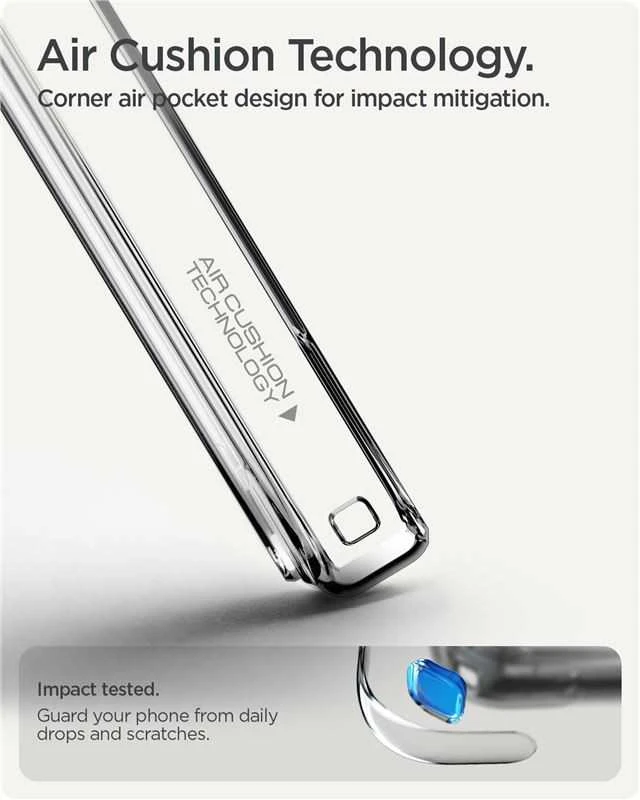 Spigen Ultra Hybrid dėklas skirtas Google Pixel 10 / 10 Pro – skaidrus