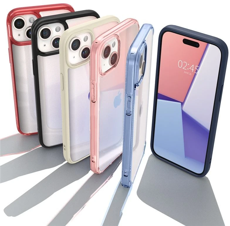 Spigen Ultra Hybrid dėklas skirtas Apple iPhone 15, spalva - Crystal Clear