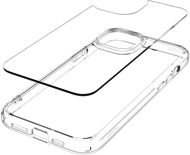Spigen Ultra Hybrid dėklas skirtas Apple iPhone 15, spalva - Crystal Clear