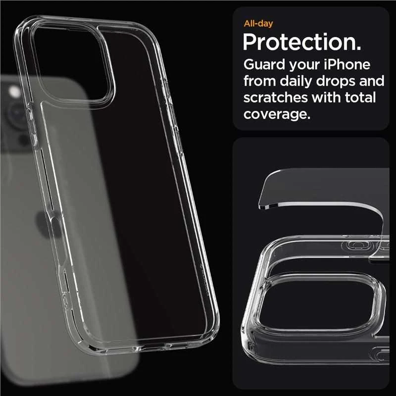 Spigen Ultra Hybrid Apple iPhone 16 Pro – dėklas telefonui skaidrus