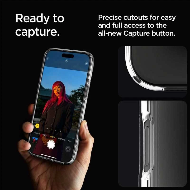 Spigen Ultra Hybrid Apple iPhone 16 Pro Max – dėklas telefonui skaidrus