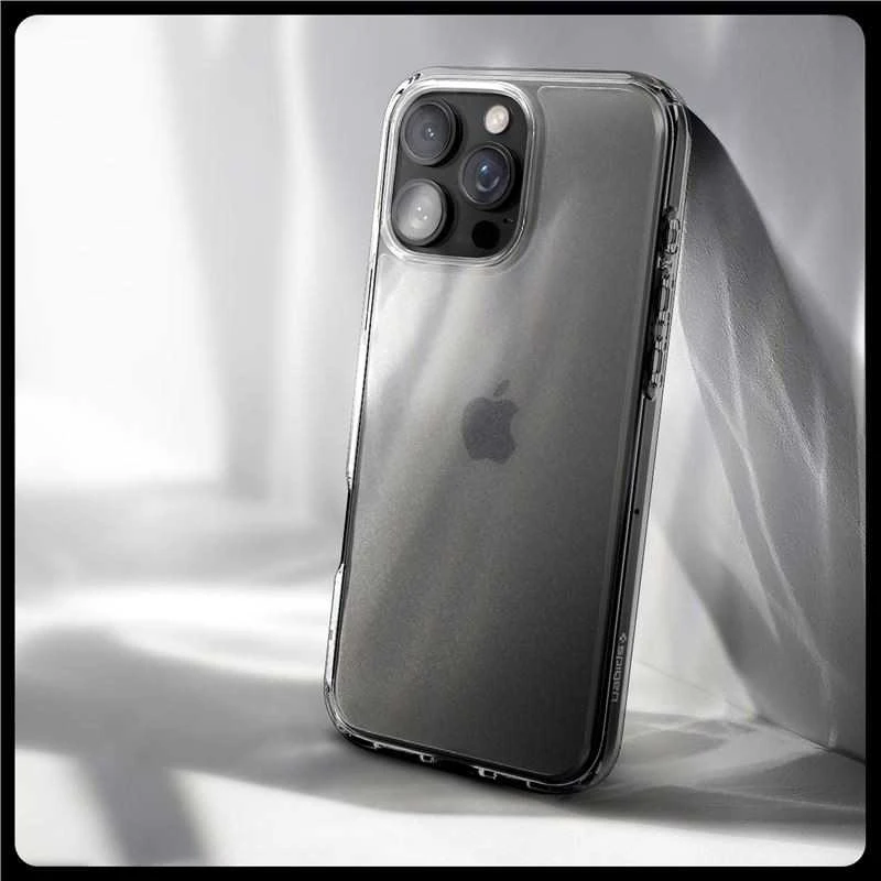 Dėklas Spigen Ultra Hybrid Apple iPhone 16 Pro – dėklas telefonui skaidrus