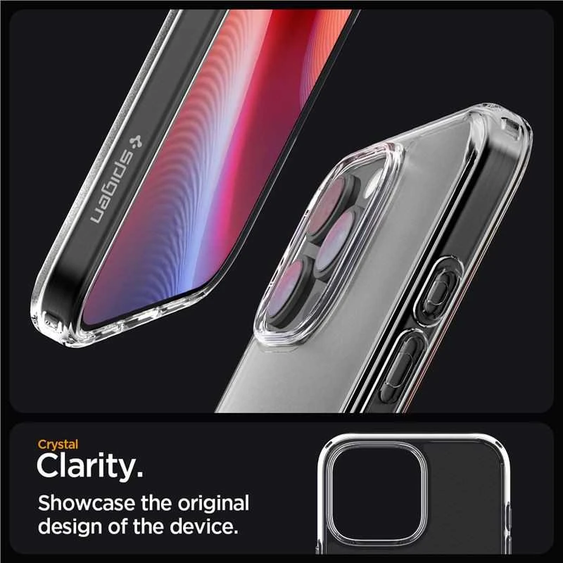 Dėklas Spigen Ultra Hybrid Apple iPhone 16 Pro – dėklas telefonui skaidrus