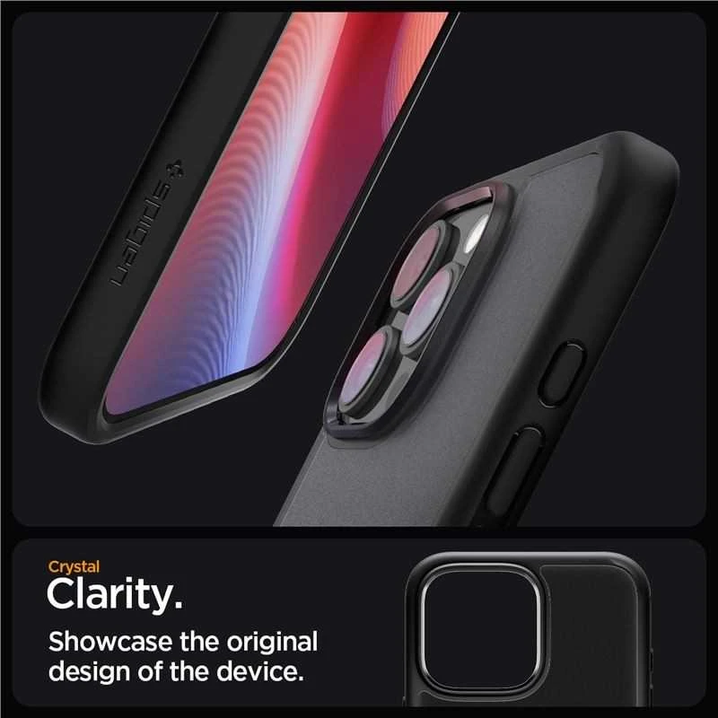 Spigen Ultra Hybrid Apple iPhone 16 Pro – dėklas telefonui juodos spalvos