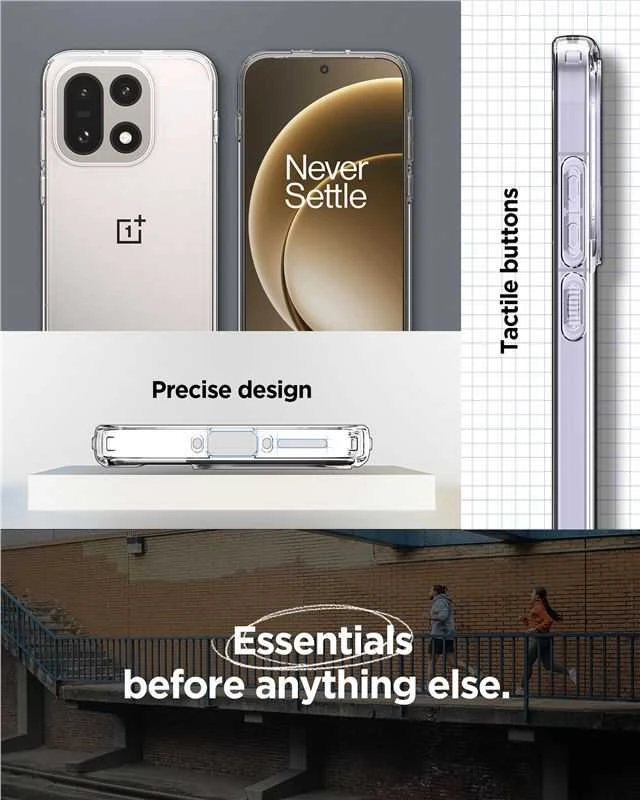 Dėklas Spigen Ultra Hybrid, krištolo skaidrumo - OnePlus 15