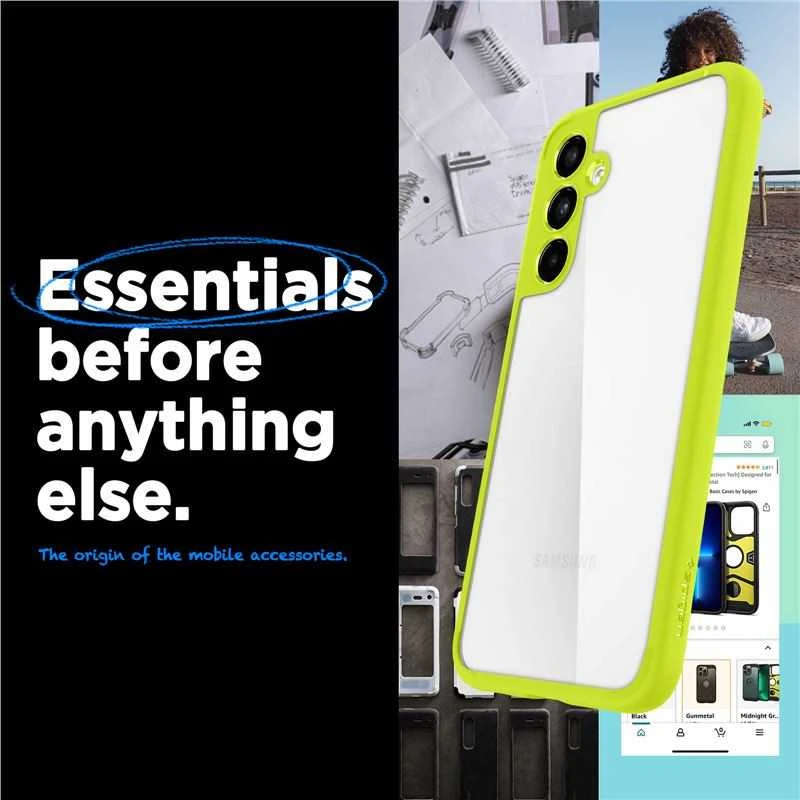 Spigen Ultra Hybrid dėklas skirtas Samsung Galaxy A54 5G, spalva - Lime