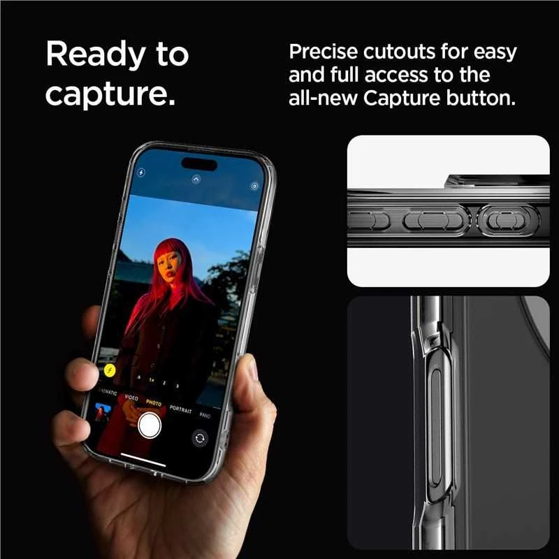 Spigen Ultra Hybrid Mag MagSafe Apple iPhone 16 Pro Max – dėklas telefonui baltos spalvos
