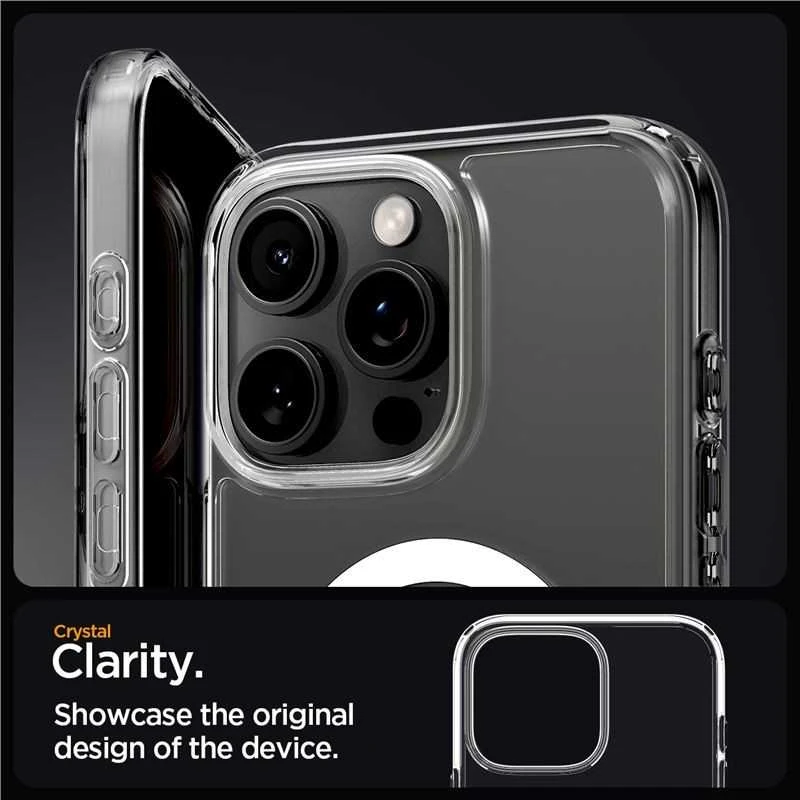 Spigen Ultra Hybrid Mag MagSafe Apple iPhone 16 Pro Max – dėklas telefonui baltos spalvos