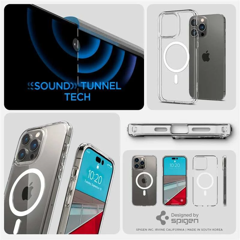 Spigen Ultra Hybrid MagSafe, baltas - iPhone 14 Pro Max
