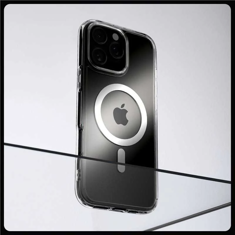 Spigen Ultra Hybrid Mag MagSafe Apple iPhone 16 Pro Max – dėklas telefonui baltos spalvos