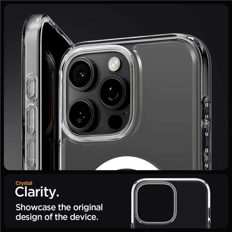 Spigen Ultra Hybrid Mag MagSafe Apple iPhone 16 Pro – dėklas telefonui baltos spalvos