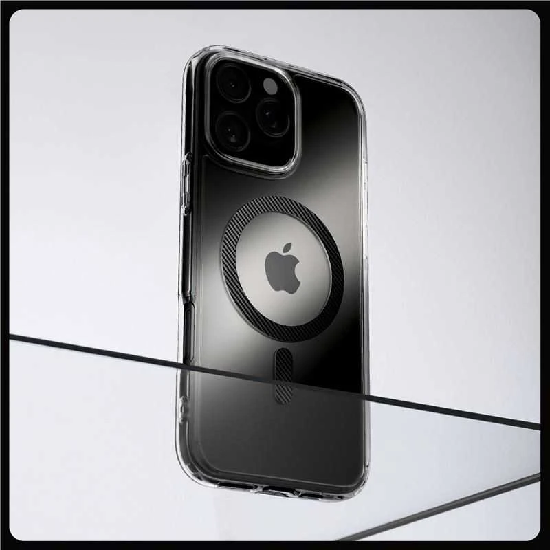 Spigen Ultra Hybrid Mag MagSafe – dėklas skirtas Apple iPhone 16 Pro Carbon Fiber
