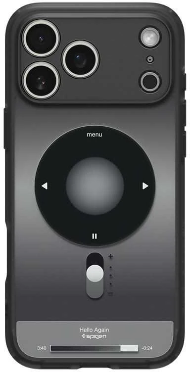 Dėklas „Spigen Ultra Hybrid MagSafe“, klasikinis juodas – „iPhone 17 Pro Max“