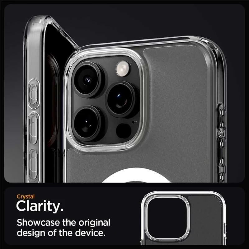 Spigen Ultra Hybrid Mag MagSafe Apple iPhone 16 Pro – dėklas telefonui skaidrus
