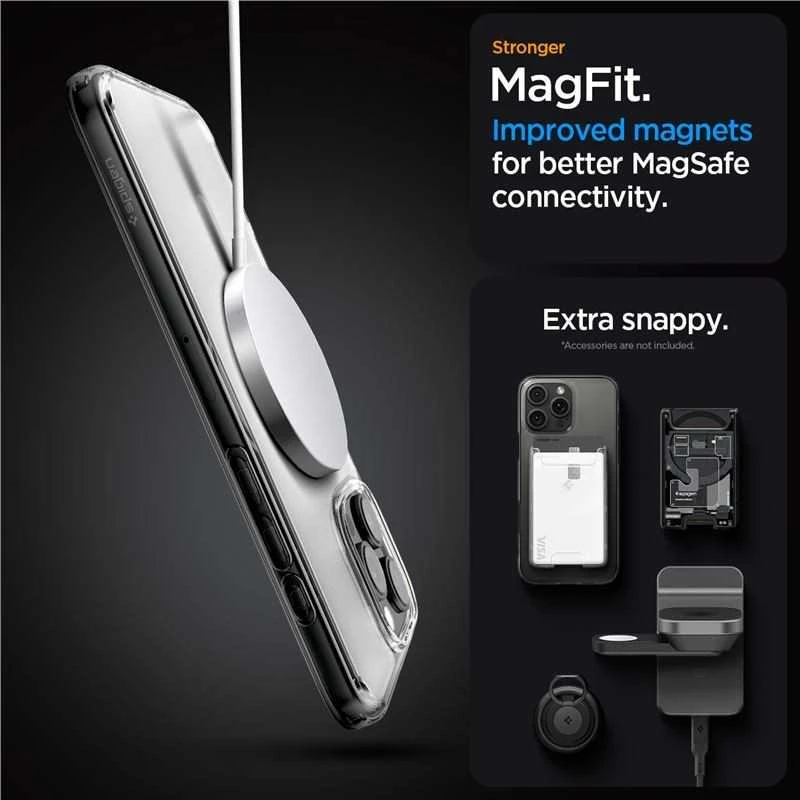 Spigen Ultra Hybrid Mag MagSafe Apple iPhone 16 Pro – dėklas telefonui skaidrus