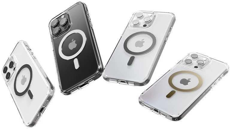 Spigen Ultra Hybrid (MagFit) dėklas skirtas Apple iPhone 15 Pro Max, spalva - Frost Black