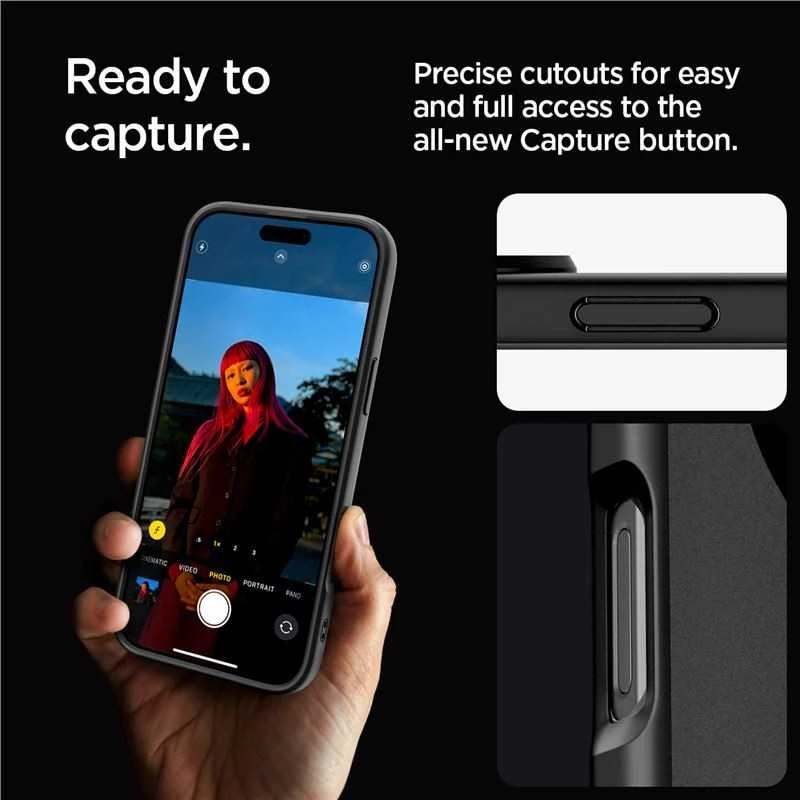 Spigen Ultra Hybrid Mag MagSafe Apple iPhone 16 Pro – dėklas telefonui juodos spalvos