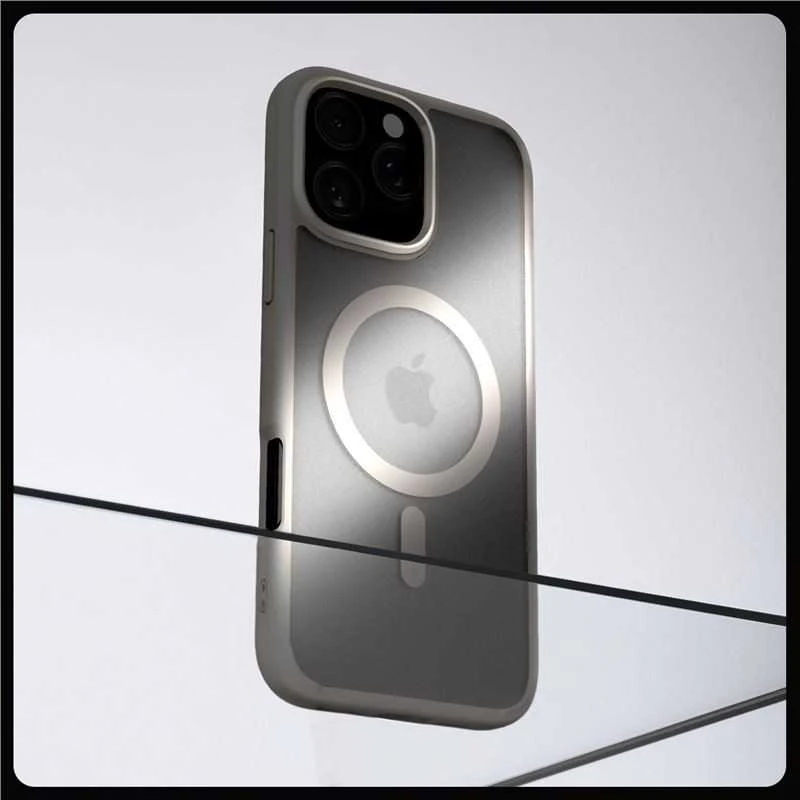 Spigen Ultra Hybrid Mag MagSafe Apple iPhone 16 Pro Max – dėklas telefonui titano spalvos