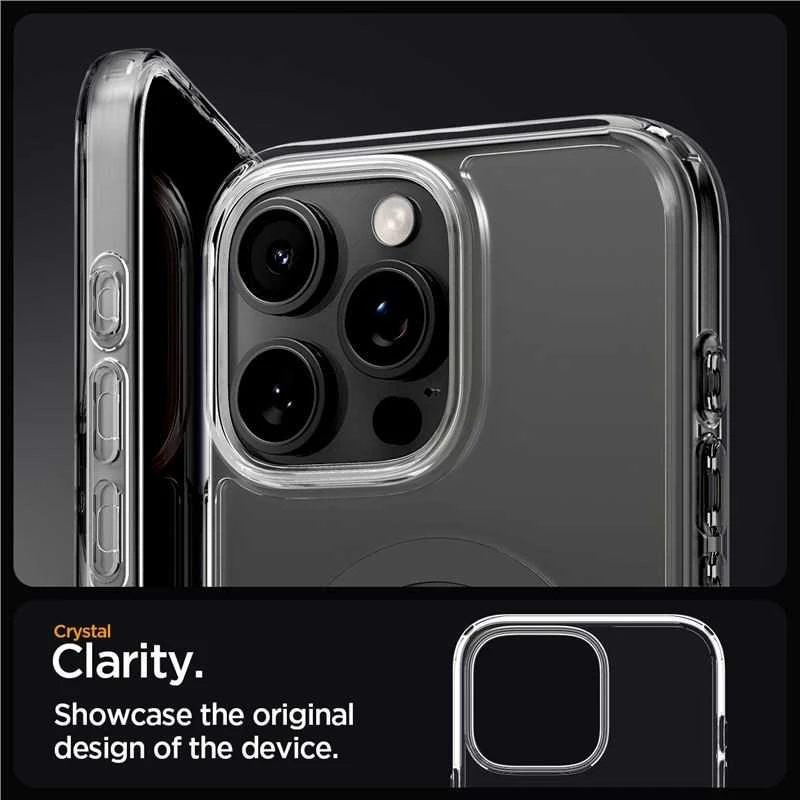 Spigen Ultra Hybrid Mag MagSafe Apple iPhone 16 Pro – dėklas telefonui pilkos spalvos