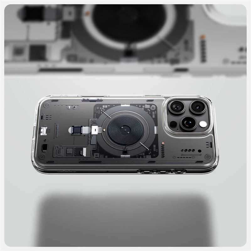 Dėklas „Spigen Ultra Hybrid MagSafe“, „Neo One“ – „Apple iPhone 16 Pro Max“