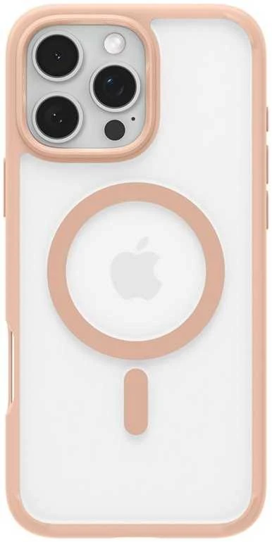 Dėklas Spigen „Ultra Hybrid MagSafe“, šerkšno rožinės spalvos titano spalvos – „iPhone 16 Pro Max“