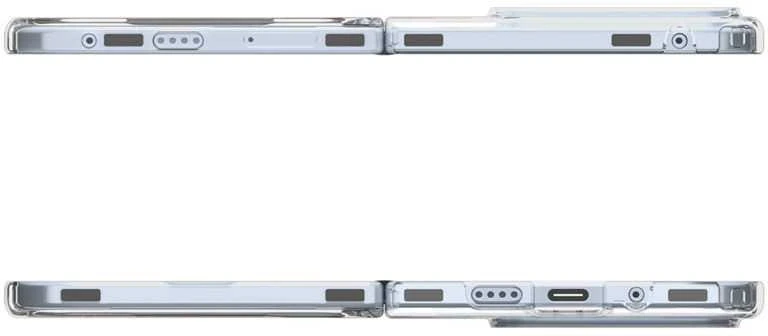 Dėklas Spigen „Ultra Hybrid MagSafe“, skaidriai baltas – „Google Pixel 10 Pro Fold“
