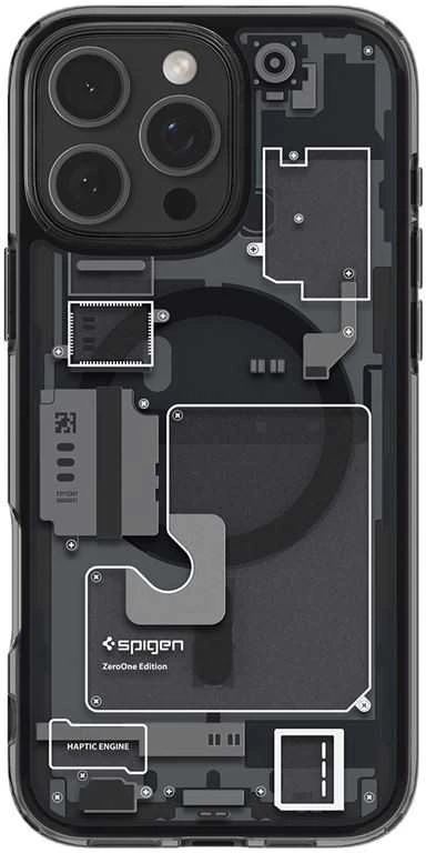Dėklas „Spigen Ultra Hybrid MagSafe“, „Zero One“ – „Apple iPhone 16 Pro Max“