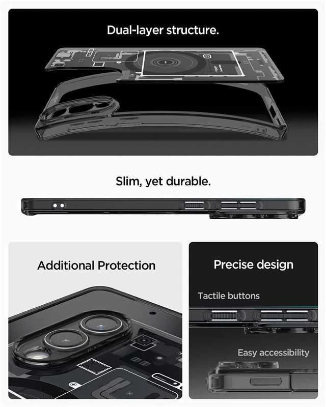 Spigen Ultra Hybrid Mag dėklas su MagSafe skirtas Samsung Galaxy S25 Edge su Print – juodos spalvos