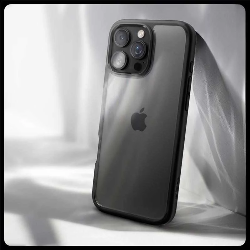 Spigen Ultra Hybrid Apple iPhone 16 Pro Max – dėklas telefonui juodos matinės spalvos