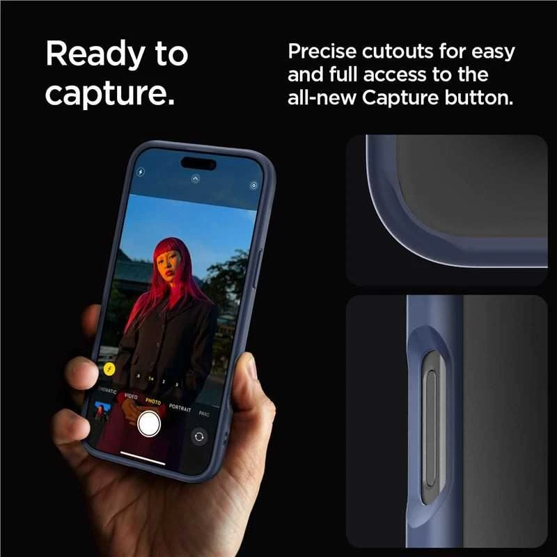 Spigen Ultra Hybrid Apple iPhone 16 Pro – dėklas telefonui mėlynos spalvos