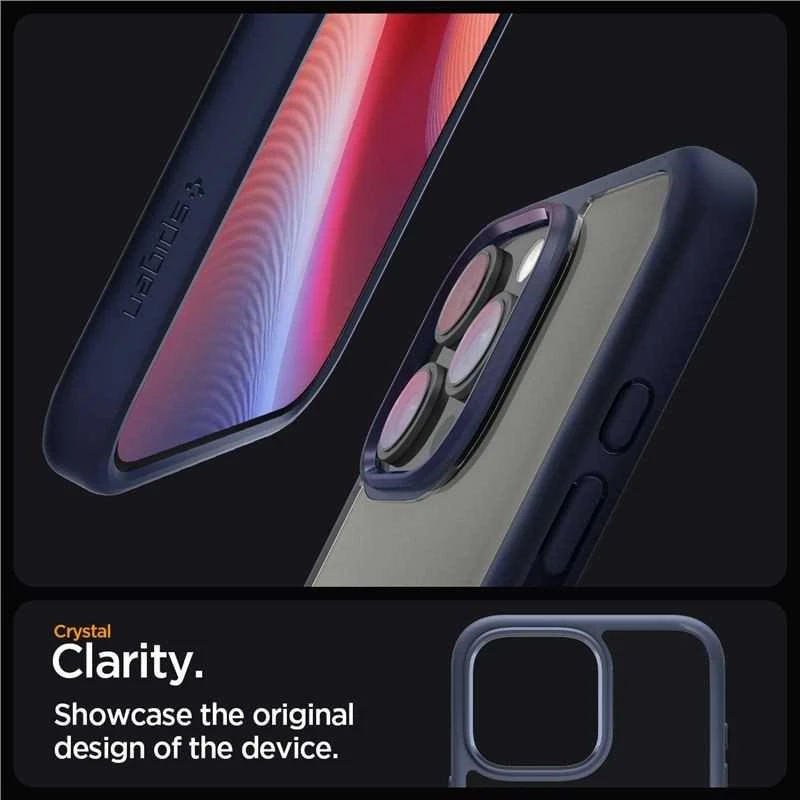 Spigen dėklas ULTRA HYBRID skirtas Apple iPhone 16 Pro Max navy mėlynas
