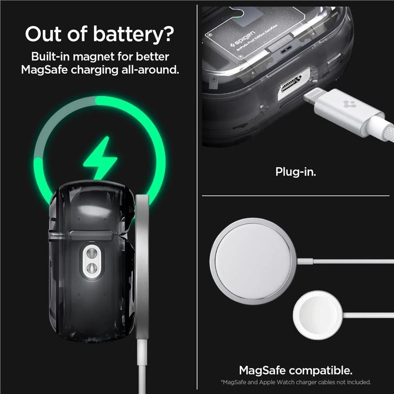 „Spigen Ultra Hybrid“, nulis vienas – „Apple AirPods Pro 2“