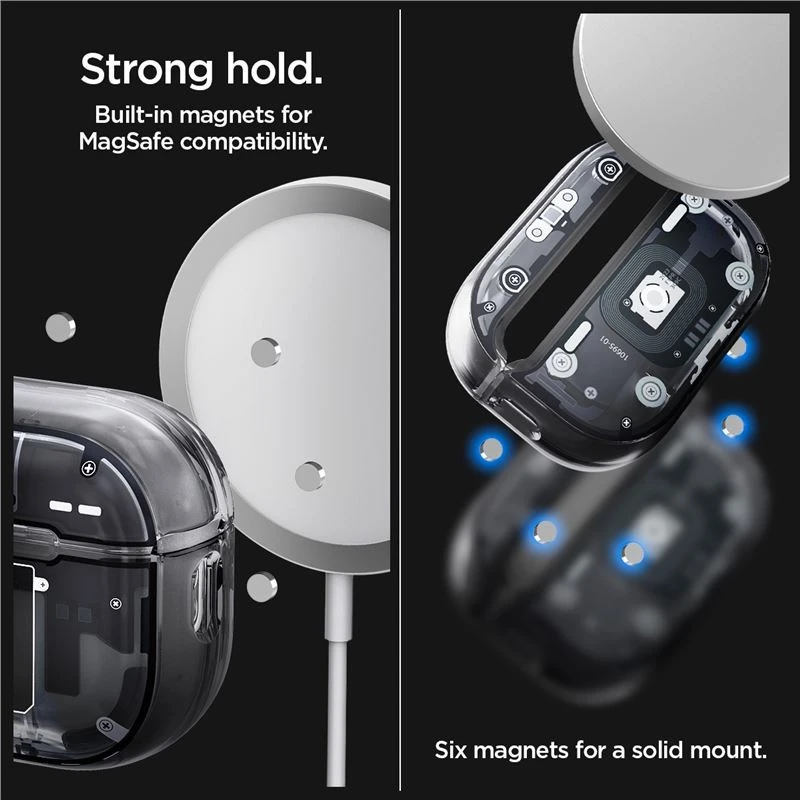„Spigen Ultra Hybrid“, nulis vienas – „Apple AirPods Pro 2“
