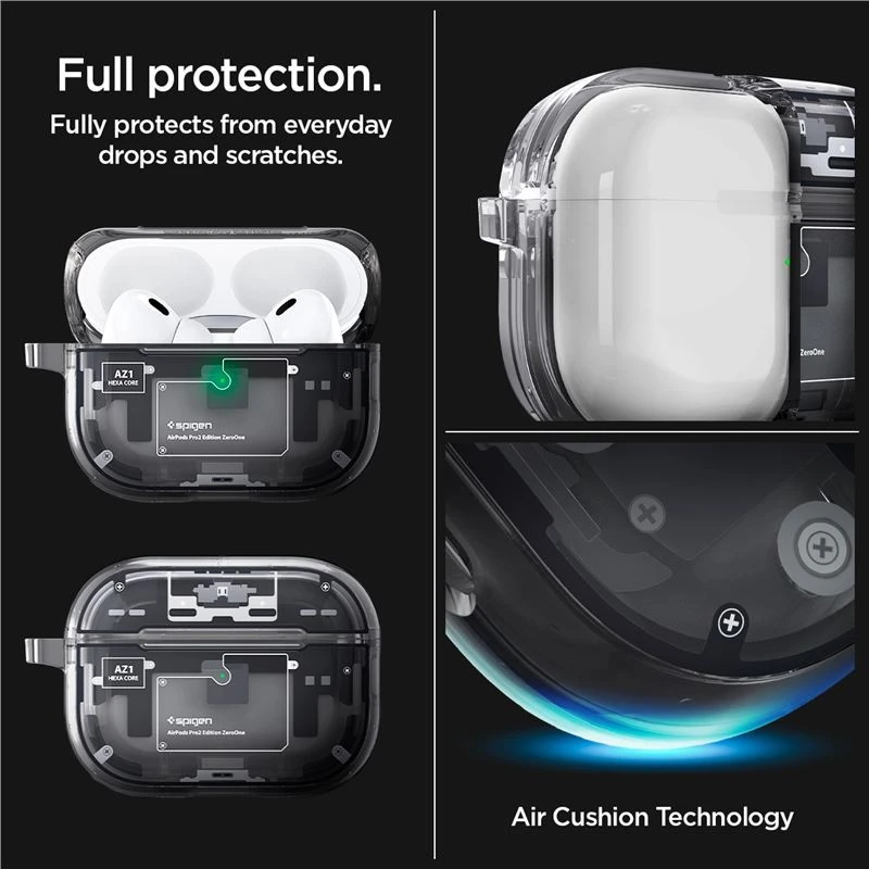 „Spigen Ultra Hybrid“, nulis vienas – „Apple AirPods Pro 2“