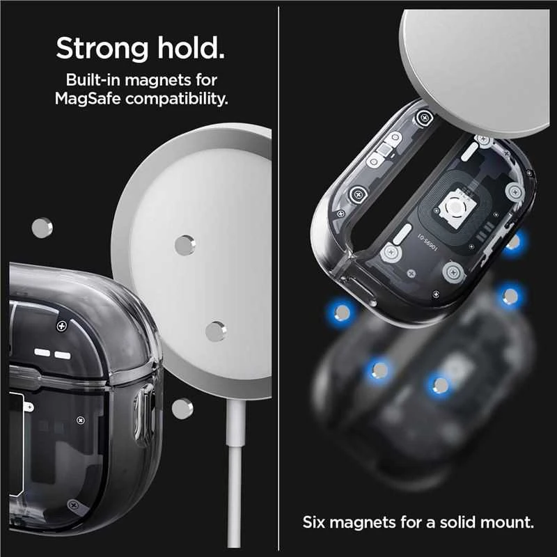 „Spigen Ultra Hybrid“, nulis vienas – „Apple AirPods Pro 2“