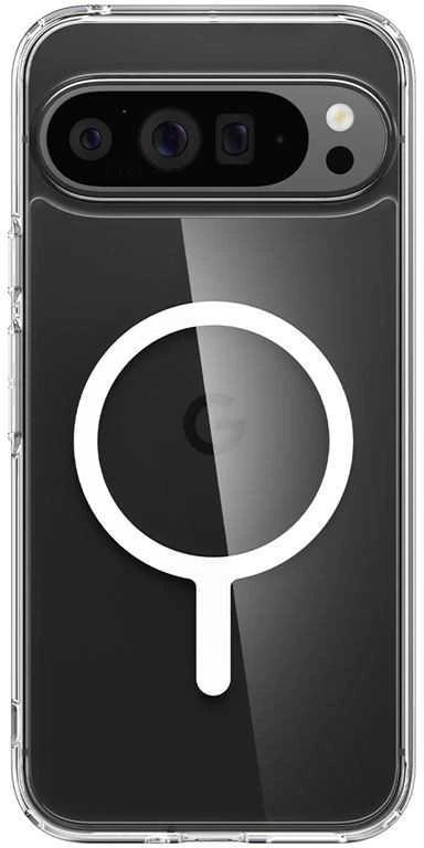 Spigen Ultra Hybrid OneTap Ring MagSafe – dėklas skirtas Google Pixel 9 Pro XL Baltas