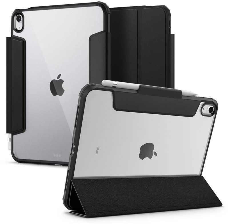 Spigen Ultra Hybrid Pro Apple iPad Air 4 2020 / 5 2022 / 11” 2024 – dėklas planšetiniam kompiuteriui juodos spalvos