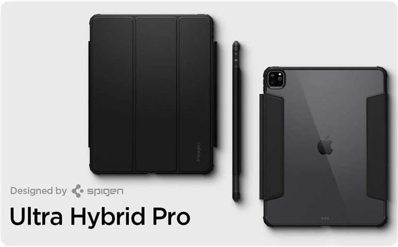 Spigen Ultra Hybrid Pro – dėklas skirtas Apple iPad Pro 11 2022-2020 Juodas