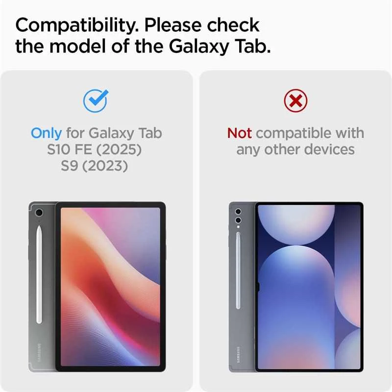 Spigen Ultra Hybrid Pro, juodos spalvos – Samsung Galaxy Tab S10 FE