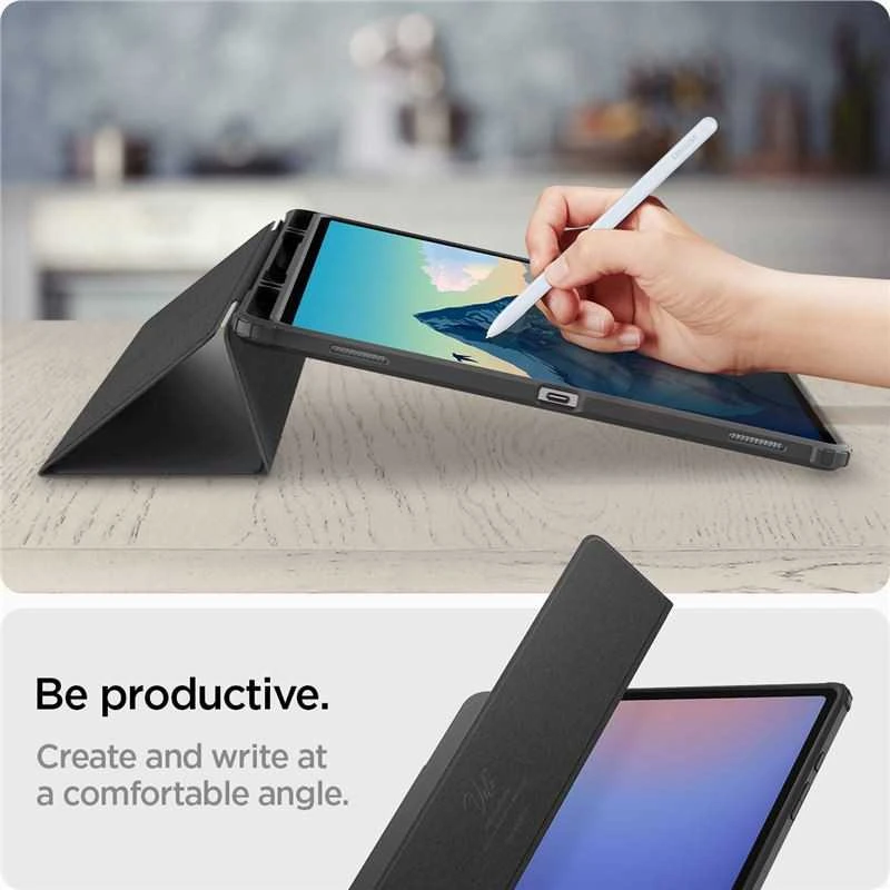 Spigen Ultra Hybrid Pro, juodas - Samsung Galaxy Tab S10/S9/S8 Ultra