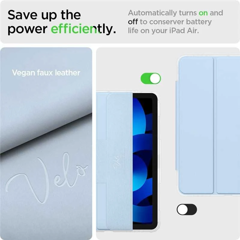 Spigen Ultra Hybrid Pro, sky mėlynas – Apple iPad Air 10.9″ (2022/2020)/11″ 2024/2025/2026