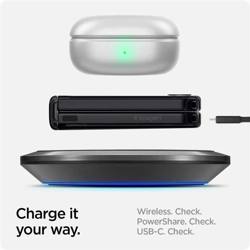 Dėklas Spigen Ultra Hybrid Pro, zero one - Samsung Galaxy Z Flip6/7 FE
