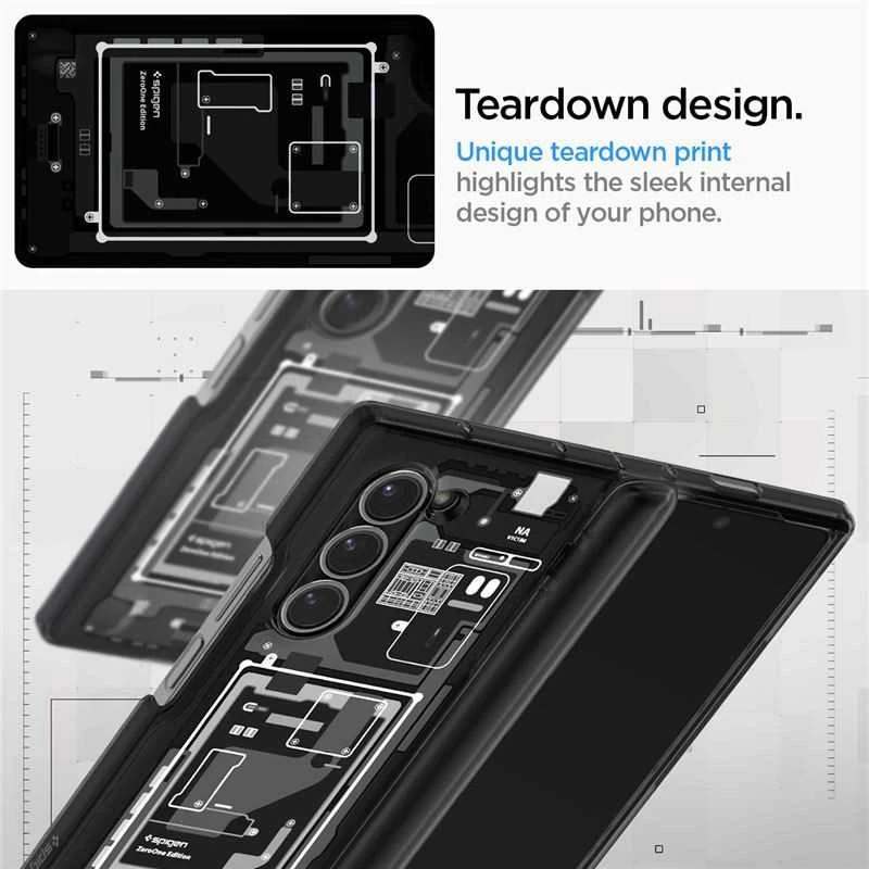 Dėklas Spigen Ultra Hybrid Pro, zero one - Samsung Galaxy Z Fold6