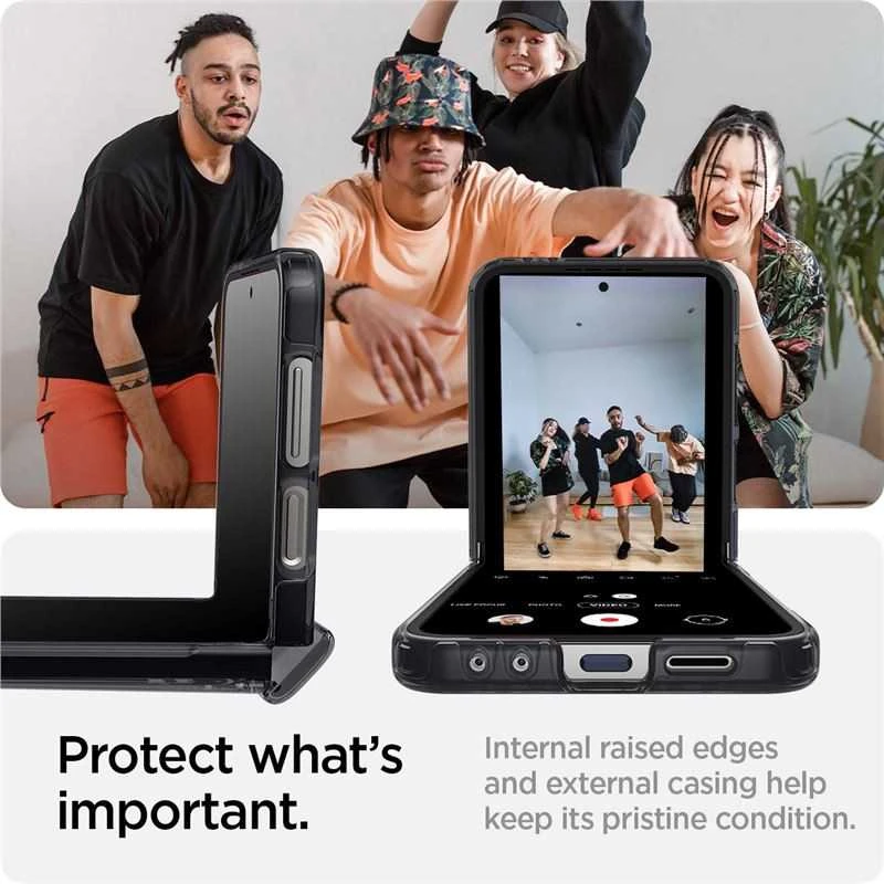 Dėklas Spigen Ultra Hybrid Pro, zero one - Samsung Galaxy Z Flip6/7 FE