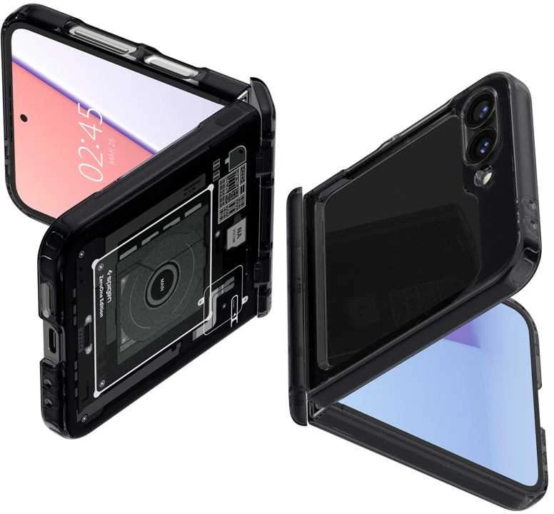 Dėklas Spigen Ultra Hybrid Pro, zero one - Samsung Galaxy Z Flip6/7 FE