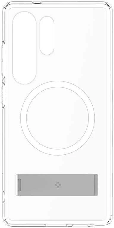 Dėklas Spigen Ultra Hybrid S MagSafe, skaidrus baltas - Samsung Galaxy S25 Ultra