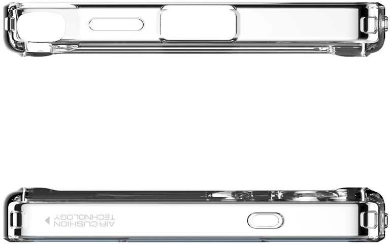 Dėklas Spigen Ultra Hybrid S MagSafe, skaidrus baltas - Samsung Galaxy S25 Ultra